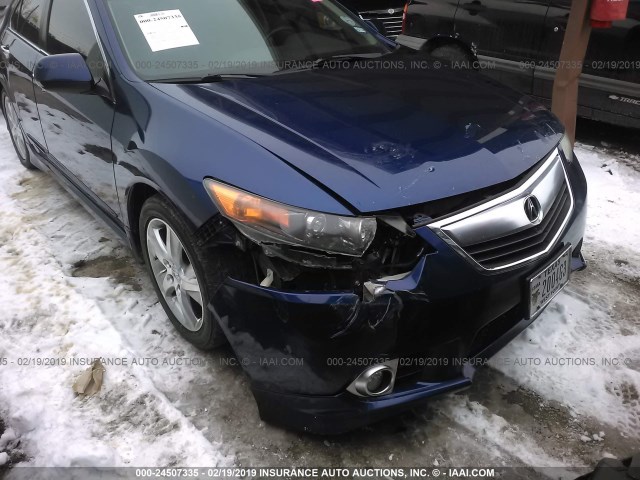 JH4CU2F60CC023174 - 2012 ACURA TSX TECH BLUE photo 6