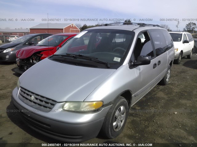 2C4GJ24G1YR848534 - 2000 CHRYSLER GRAND VOYAGER  SILVER photo 2