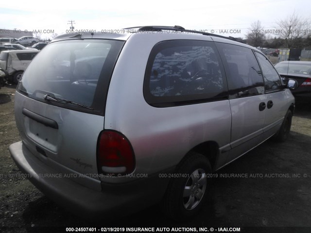 2C4GJ24G1YR848534 - 2000 CHRYSLER GRAND VOYAGER  SILVER photo 4