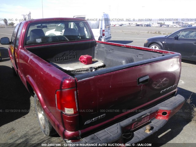1GCCS1942W8167960 - 1998 CHEVROLET S TRUCK S10 RED photo 3