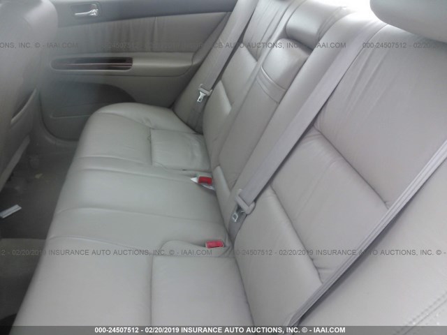 4T1BE30K42U626218 - 2002 TOYOTA CAMRY LE/XLE/SE GREEN photo 8