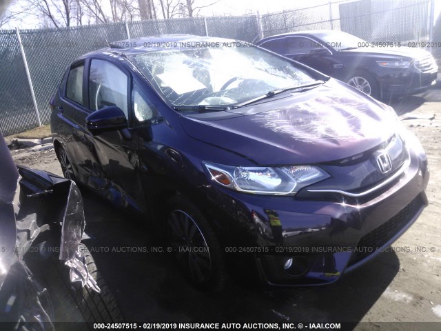 JHMGK5H78GX043041 - 2016 HONDA FIT EX/EXL PURPLE photo 1