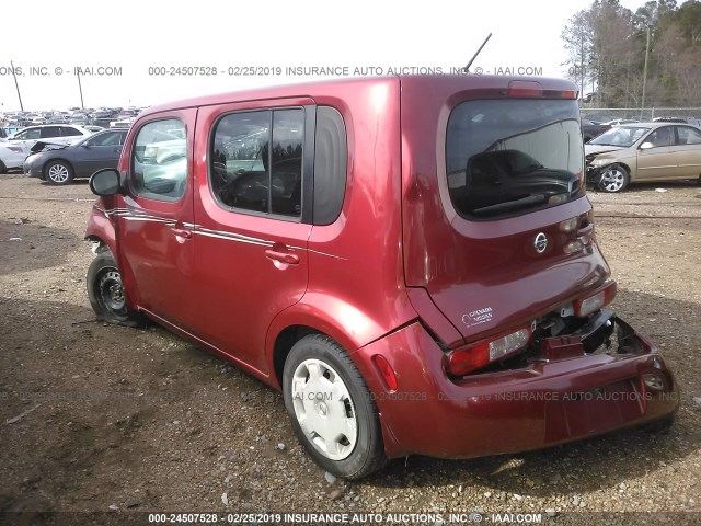 JN8AZ2KR1CT250288 - 2012 NISSAN CUBE S/SL/KROM MAROON photo 3