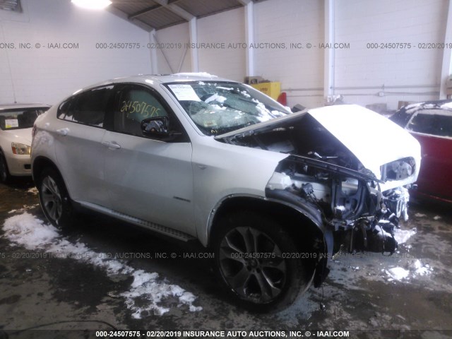 5UXFG2C59E0C43114 - 2014 BMW X6 XDRIVE35I WHITE photo 1