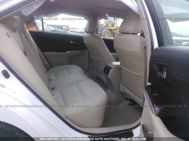 4T4BF1FK5ER375390 - 2014 TOYOTA CAMRY L/SE/LE/XLE 白色 照片 8