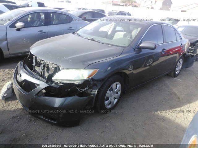 4T4BE46K08R039428 - 2008 TOYOTA CAMRY CE/LE/XLE/SE GRAY photo 2