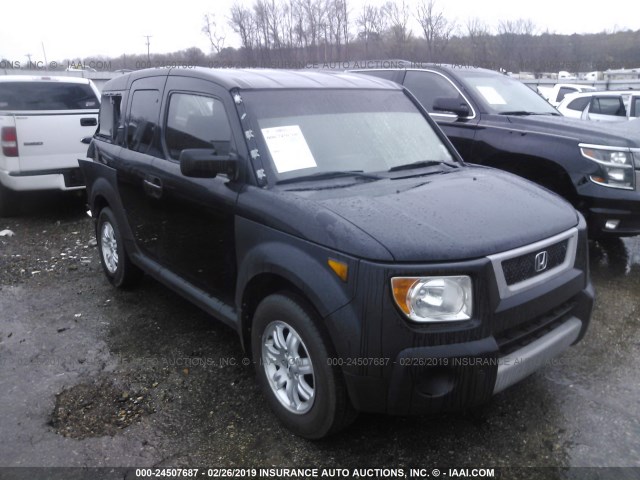 5J6YH18636L016799 - 2006 HONDA ELEMENT EX BLACK photo 1