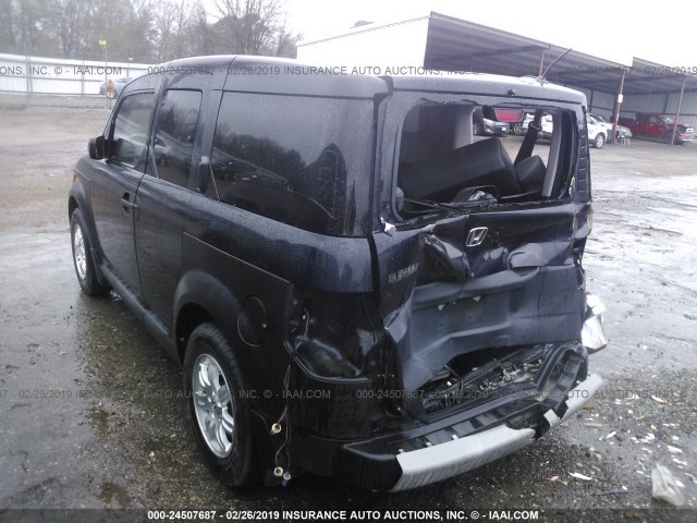 5J6YH18636L016799 - 2006 HONDA ELEMENT EX BLACK photo 3