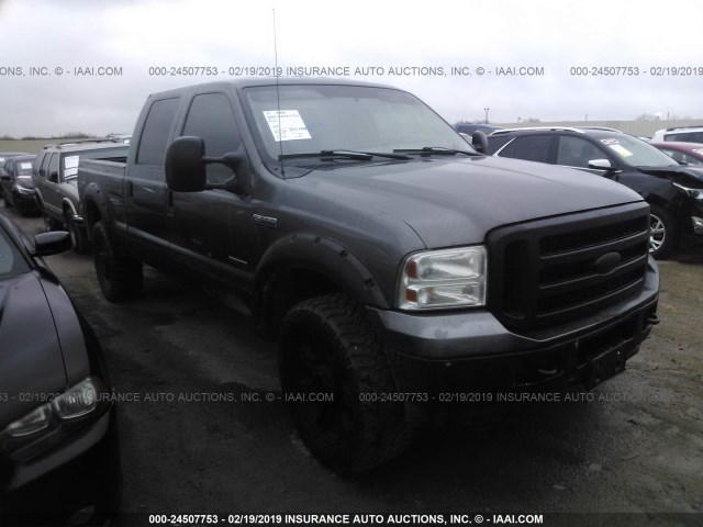 1FTWW31P87EB37917 - 2007 FORD F350 SRW SUPER DUTY GRAY photo 1