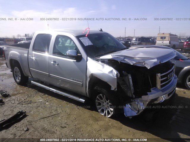 3GTP2UEAXDG207143 - 2013 GMC SIERRA K1500 SL SILVER photo 1