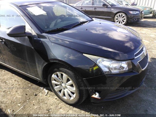 1G1PC5SH7B7266379 - 2011 CHEVROLET CRUZE LS BLACK photo 1