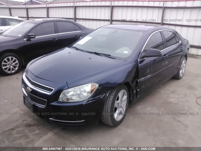 1G1ZG57BX9F209112 - 2009 CHEVROLET MALIBU LS BLUE photo 2