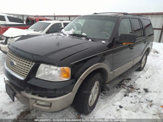 1FMFU18LX3LA05496 - 2003 FORD EXPEDITION EDDIE BAUER BLACK photo 2