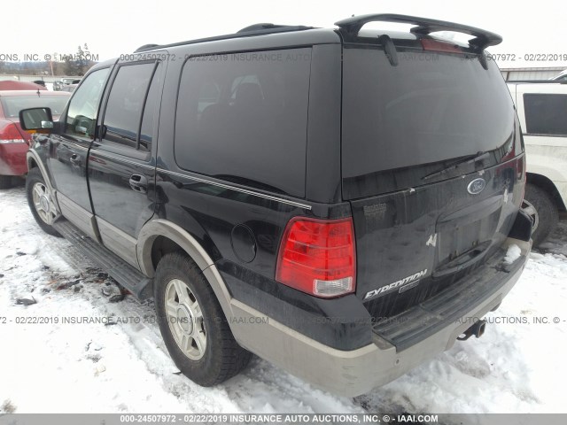 1FMFU18LX3LA05496 - 2003 FORD EXPEDITION EDDIE BAUER BLACK photo 3