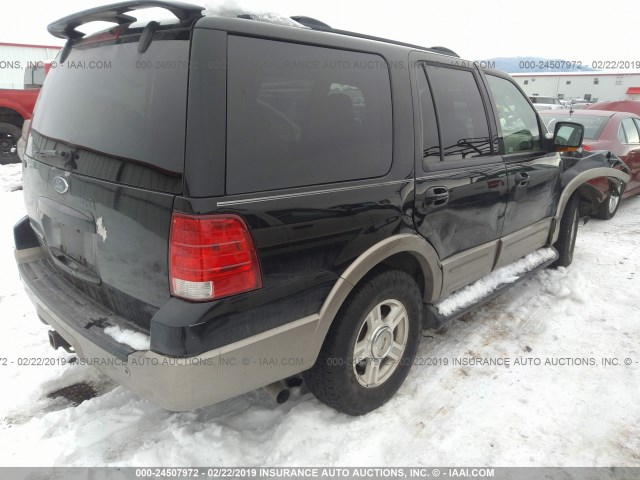 1FMFU18LX3LA05496 - 2003 FORD EXPEDITION EDDIE BAUER BLACK photo 4