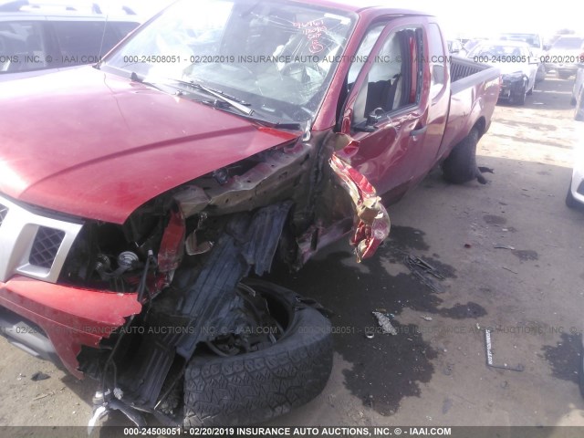 1N6AD0CU4GN749613 - 2016 NISSAN FRONTIER SV/PRO-4X RED photo 6