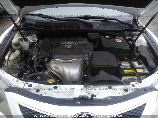 4T1BF3EK2AU525683 - 2010 TOYOTA CAMRY SE/LE/XLE 白色 照片 10