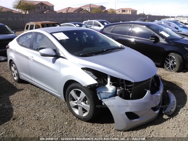 5NPDH4AE1DH366327 - 2013 HYUNDAI ELANTRA GLS/LIMITED SILVER photo 1