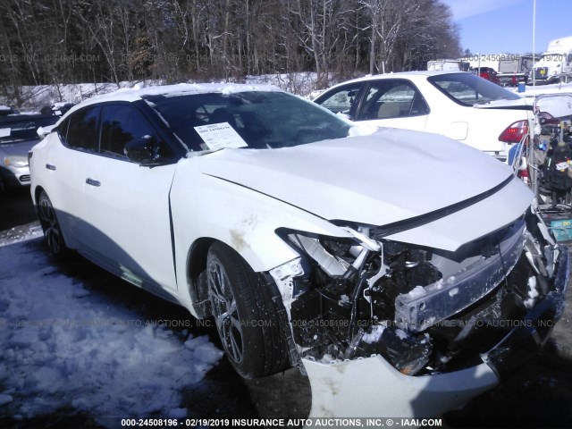 1N4AA6AP7JC364275 - 2018 NISSAN MAXIMA 3.5S/SV/SL/SR/PLAT WHITE photo 1