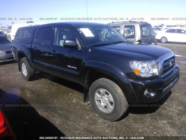 5TELU42N87Z369006 - 2007 TOYOTA TACOMA DOUBLE CAB 黑色 照片 1