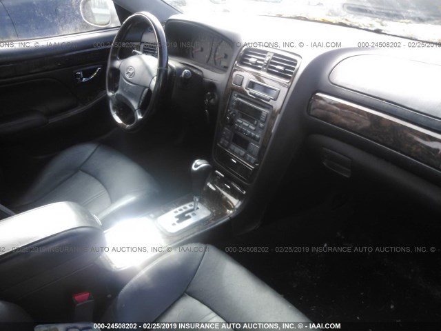 KMHFU45E02A181300 - 2002 HYUNDAI XG 350 SILVER photo 5