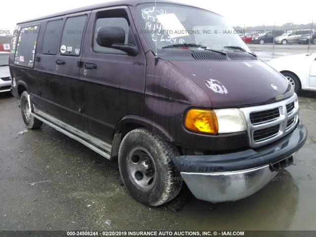 2B6HB11Y7XK562918 - 1999 DODGE RAM VAN B1500 MAROON photo 1