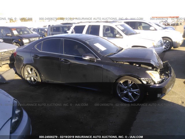 JTHBK262595094978 - 2009 LEXUS IS 250 PURPLE photo 1