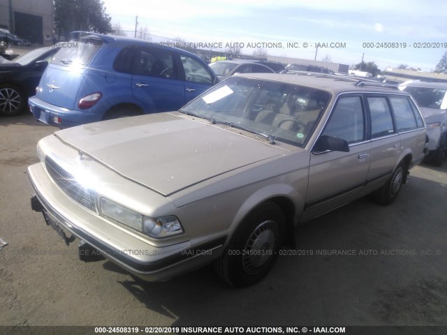 1G4AG85N1P6445336 - 1993 BUICK CENTURY SPECIAL GOLD photo 2