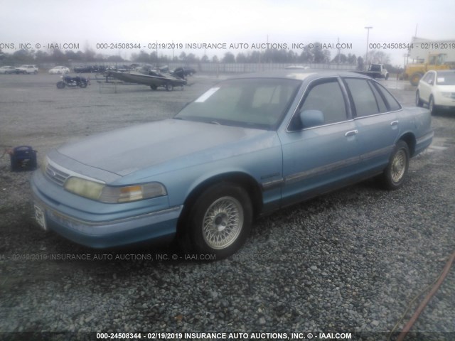 2FALP74W3RX168722 - 1994 FORD CROWN VICTORIA LX Light Blue photo 2