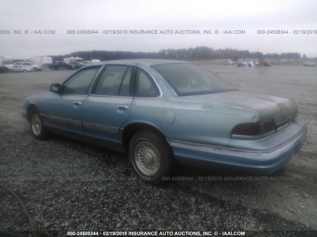 2FALP74W3RX168722 - 1994 FORD CROWN VICTORIA LX Light Blue photo 3