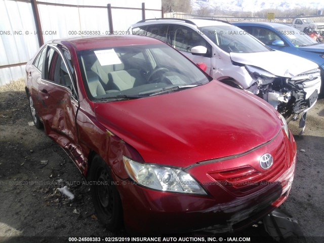 4T1BE46K67U186748 - 2007 TOYOTA CAMRY NEW GENERAT CE/LE/XLE/SE RED photo 1