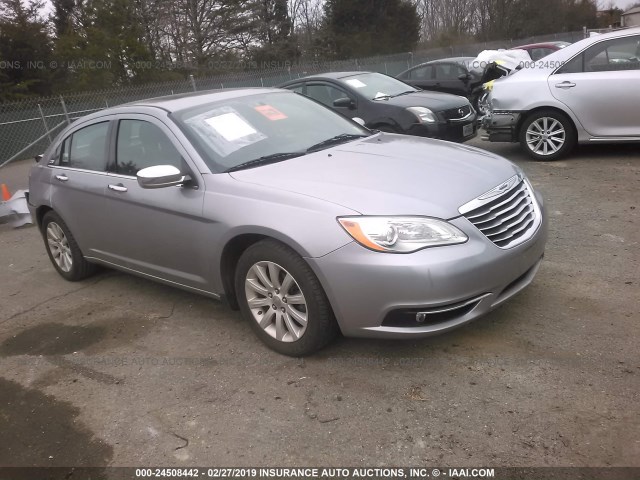 1C3CCBCG7EN136066 - 2014 CHRYSLER 200 LIMITED SILVER photo 1