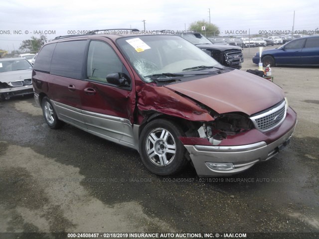 2FMZA56463BB72575 - 2003 FORD WINDSTAR SEL MAROON photo 1