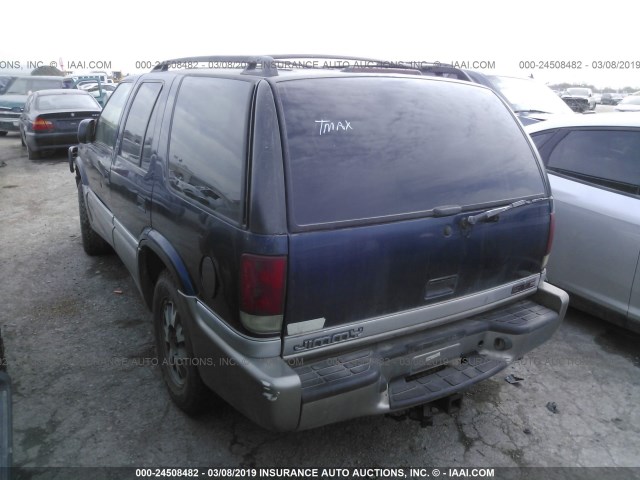 1GKDT13W5Y2169580 - 2000 GMC JIMMY / ENVOY  BLUE photo 3