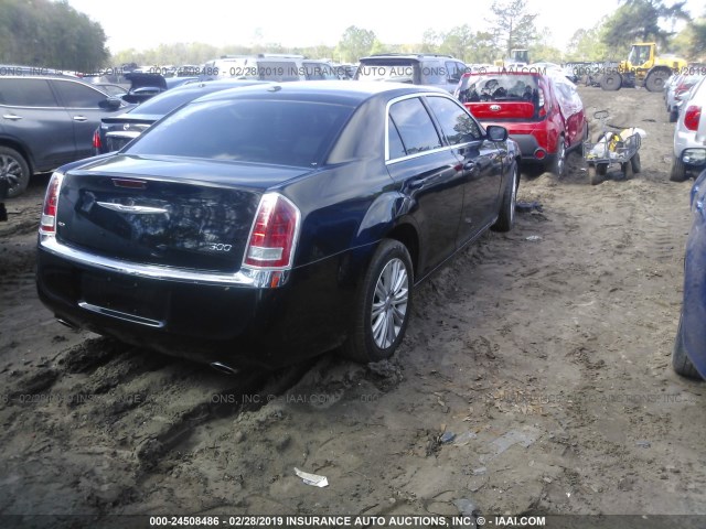 2C3CCARG9EH209500 - 2014 CHRYSLER 300 BLACK photo 4