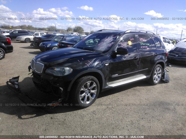 5UXZW0C57BL369774 - 2011 BMW X5 XDRIVE35D BLACK photo 2