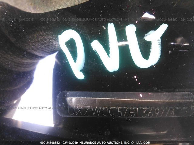 5UXZW0C57BL369774 - 2011 BMW X5 XDRIVE35D BLACK photo 9