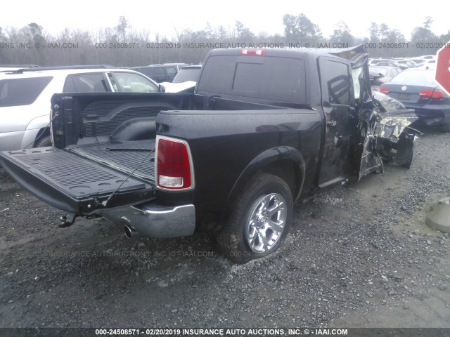 1C6RR6NT3DS669920 - 2013 RAM 1500 LARAMIE BLACK photo 4