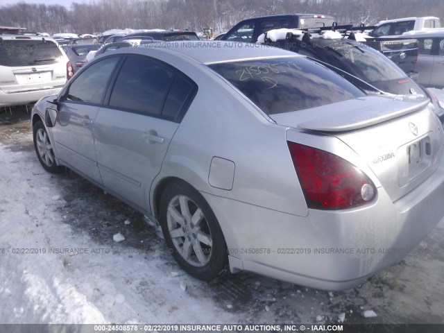 1N4BA41E74C907328 - 2004 NISSAN MAXIMA SE/SL SILVER photo 3