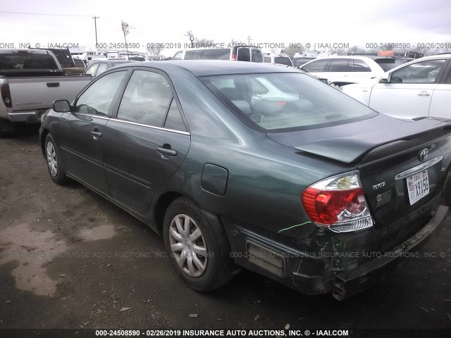 4T1BE30K25U041934 - 2005 TOYOTA CAMRY LE/XLE/SE BLUE photo 3