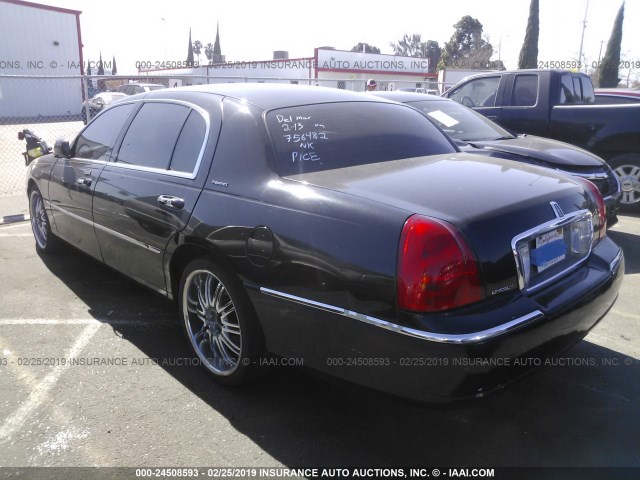 2LNBL8EV4BX756482 - 2011 LINCOLN TOWN CAR EXECUTIVE L BLACK photo 3
