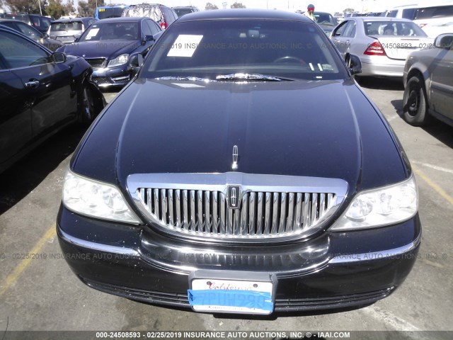 2LNBL8EV4BX756482 - 2011 LINCOLN TOWN CAR EXECUTIVE L BLACK photo 6