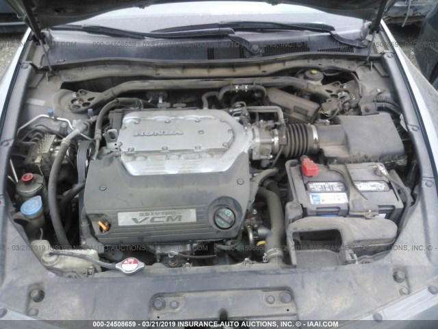 1HGCS22809A002426 - 2009 HONDA ACCORD EXL GRAY photo 10