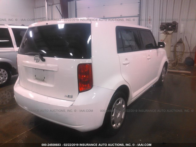 JTLKE50E481029790 - 2008 TOYOTA SCION XB 白色 照片 4