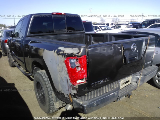 1N6AA0CC3BN306037 - 2011 NISSAN TITAN S/SV/PRO-4X GRAY photo 3