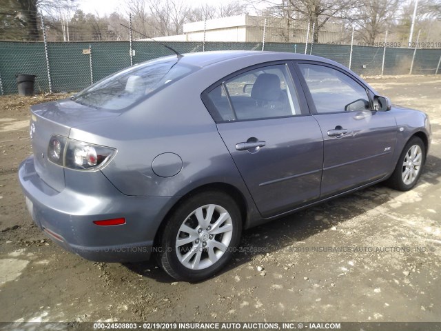 JM1BK323171684329 - 2007 MAZDA 3 S GRAY photo 4