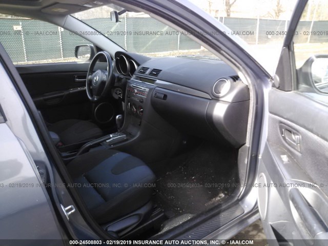 JM1BK323171684329 - 2007 MAZDA 3 S GRAY photo 5