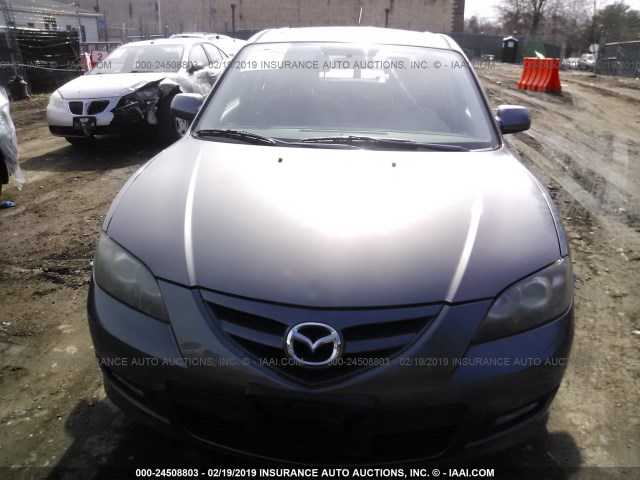 JM1BK323171684329 - 2007 MAZDA 3 S GRAY photo 6