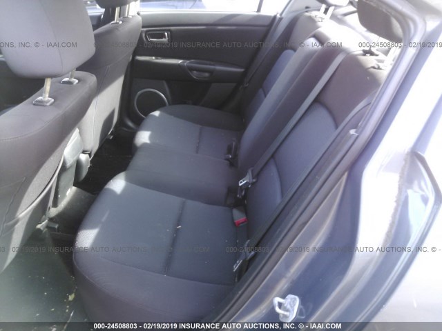 JM1BK323171684329 - 2007 MAZDA 3 S GRAY photo 8