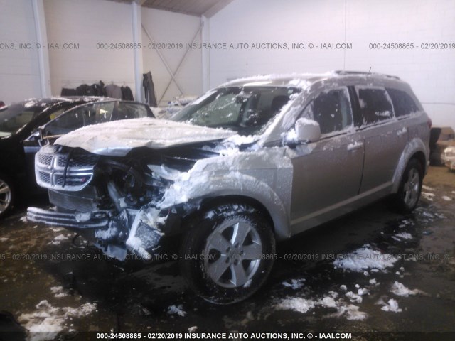 3C4PDCBG6CT322468 - 2012 DODGE JOURNEY SXT SILVER photo 2